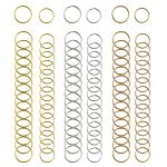 Nydotd 180 Pieces Hair Rings, Braid Rings, Loop Clips, and Hoops - 3 Colors, 2 Sizes, Women\'s Fashion Hip-Hop DIY Hair Clip Accessories for Dreadlocks