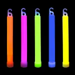novelinks 50 Pcs 6\'\' Premium Glow Sticks Bulk - Ultra Bright Large Glow Necklaces Light up Glow in The Dark , Emergency Glow Sticks, Long-lasting Lighting Waterproof