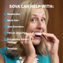 SOVA Aero Night Guard - 1.6mm Thin - Custom-Molded Fit - Protects Against Nighttime Teeth Grinding & Clenching - FSA/HSA Eligible - Odor & Taste Free - Remoldable Up to 20 Times - Non Toxic SOVA Aero Night Guard - 1.6mm Thin - Custom-Molded Fit - Protects Against Nighttime Teeth Grinding & Clenching - FSA/HSA Eligible - Odor & Taste Free - Remoldable Up to 20 Times - Non Toxic