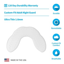 SOVA Aero Night Guard - 1.6mm Thin - Custom-Molded Fit - Protects Against Nighttime Teeth Grinding & Clenching - FSA/HSA Eligible - Odor & Taste Free - Remoldable Up to 20 Times - Non Toxic SOVA Aero Night Guard - 1.6mm Thin - Custom-Molded Fit - Protects Against Nighttime Teeth Grinding & Clenching - FSA/HSA Eligible - Odor & Taste Free - Remoldable Up to 20 Times - Non Toxic