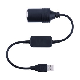 USB Cigarette Lighter Adapter - iGreely USB A Male to 12V Car Cigarette Lighter Socket Female Cable Converter 1Ft/30cm USB Cigarette Lighter Adapter - iGreely USB A Male to 12V Car Cigarette Lighter Socket Female Cable Converter 1Ft/30cm