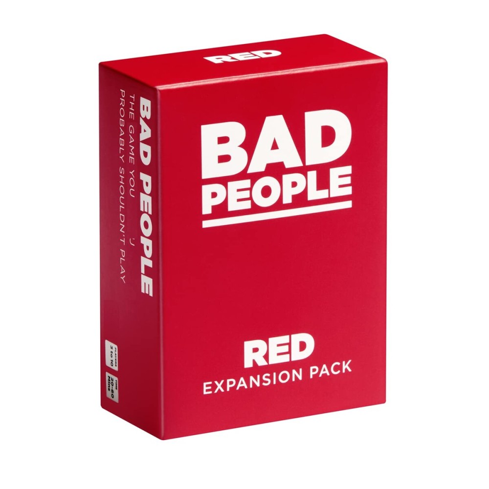 BAD PEOPLE Party Game - RED Expansion -100 New Question Cards for The Hilarious Adult Card Game for Fun Parties and Board Games Night with Your Group - Find Out What Your Friends Really Think of You BAD PEOPLE Party Game - RED Expansion -100 New Question Cards for The Hilarious Adult Card Game for Fun Parties and Board Games Night with Your Group - Find Out What Your Friends Really Think of You