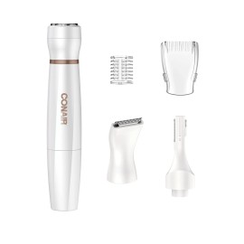 Conair All-In-1 Facial Hair Removal for Women, Cordless Electric Trimmer, Perfect for Face, Ear/Nose, Eyebrows, and Bikini Lines