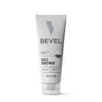 Bevel Face & Beard Wash with Witch Hazel and Aloe Vera to Cleanse, Hydrate and Brighten Skin, 4 Fl Oz