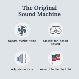 Yogasleep Dohm UNO White Noise Sound Machine (White) with Real Fan Inside for Non-Looping White Noise, for Travel, Office Privacy, Meditation, Sleep Aid for Adults & Baby, Registry Gift Yogasleep Dohm UNO White Noise Sound Machine (White) with Real Fan Inside for Non-Looping White Noise, for Travel, Office Privacy, Meditation, Sleep Aid for Adults & Baby, Registry Gift