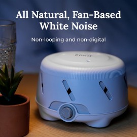 Yogasleep Dohm UNO White Noise Sound Machine (White) with Real Fan Inside for Non-Looping White Noise, for Travel, Office Privacy, Meditation, Sleep Aid for Adults & Baby, Registry Gift Yogasleep Dohm UNO White Noise Sound Machine (White) with Real Fan Inside for Non-Looping White Noise, for Travel, Office Privacy, Meditation, Sleep Aid for Adults & Baby, Registry Gift