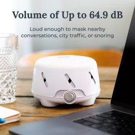 Yogasleep Dohm UNO White Noise Sound Machine (White) with Real Fan Inside for Non-Looping White Noise, for Travel, Office Privacy, Meditation, Sleep Aid for Adults & Baby, Registry Gift Yogasleep Dohm UNO White Noise Sound Machine (White) with Real Fan Inside for Non-Looping White Noise, for Travel, Office Privacy, Meditation, Sleep Aid for Adults & Baby, Registry Gift