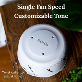 Yogasleep Dohm UNO White Noise Sound Machine (White) with Real Fan Inside for Non-Looping White Noise, for Travel, Office Privacy, Meditation, Sleep Aid for Adults & Baby, Registry Gift Yogasleep Dohm UNO White Noise Sound Machine (White) with Real Fan Inside for Non-Looping White Noise, for Travel, Office Privacy, Meditation, Sleep Aid for Adults & Baby, Registry Gift