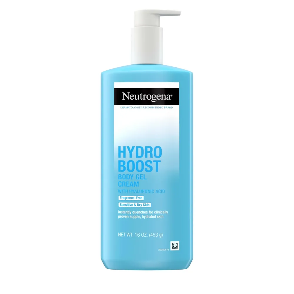 Neutrogena Hydro Boost Body Gel Cream With Hyaluronic Acid, Hydrating Body Lotion For Dry Skin, Fragrance-Free Hyaluronic Acid Moisturizer, 16 OZ Neutrogena Hydro Boost Body Gel Cream With Hyaluronic Acid, Hydrating Body Lotion For Dry Skin, Fragrance-Free Hyaluronic Acid Moisturizer, 16 OZ