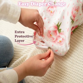 Bublo Baby Swaddles for Newborns - Zipper Swaddles 0-3 Months, 3-Pack - Organic Infant Sleep Sack with Zipper - Adjustable & Breathable Swaddle Blanket Wrap for Newborn Girls (Pink Floral) Bublo Baby Swaddles for Newborns - Zipper Swaddles 0-3 Months, 3-Pack - Organic Infant Sleep Sack with Zipper - Adjustable & Breathable Swaddle Blanket Wrap for Newborn Girls (Pink Floral)
