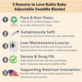 Bublo Baby Swaddles for Newborns - Zipper Swaddles 0-3 Months, 3-Pack - Organic Infant Sleep Sack with Zipper - Adjustable & Breathable Swaddle Blanket Wrap for Newborn Girls (Pink Floral) Bublo Baby Swaddles for Newborns - Zipper Swaddles 0-3 Months, 3-Pack - Organic Infant Sleep Sack with Zipper - Adjustable & Breathable Swaddle Blanket Wrap for Newborn Girls (Pink Floral)