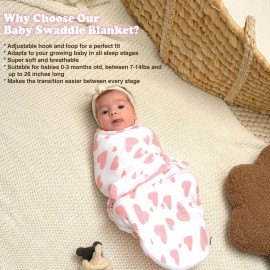 Bublo Baby Swaddles for Newborns - Zipper Swaddles 0-3 Months, 3-Pack - Organic Infant Sleep Sack with Zipper - Adjustable & Breathable Swaddle Blanket Wrap for Newborn Girls (Pink Floral) Bublo Baby Swaddles for Newborns - Zipper Swaddles 0-3 Months, 3-Pack - Organic Infant Sleep Sack with Zipper - Adjustable & Breathable Swaddle Blanket Wrap for Newborn Girls (Pink Floral)