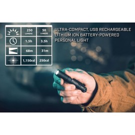 Streamlight 66608 MicroStream 250-Lumen EDC Ultra-Compact Flashlight with USB Rechargeable Battery, Clear Retail Packaging, Coyote Streamlight 66608 MicroStream 250-Lumen EDC Ultra-Compact Flashlight with USB Rechargeable Battery, Clear Retail Packaging, Coyote