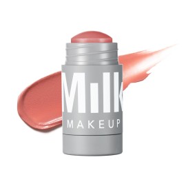 Milk Makeup Lip + Cheek Stick - Multi-Use Cream Blush + Lip Color with Mango Butter, Avocado Oil + Apricot Oil - Hydrating, Buildable, Long-Lasting, Vegan Formula - Werk, 0.21 oz