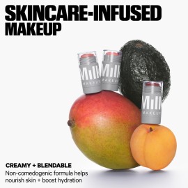 Milk Makeup Lip + Cheek Stick - Multi-Use Cream Blush + Lip Color with Mango Butter, Avocado Oil + Apricot Oil - Hydrating, Buildable, Long-Lasting, Vegan Formula - Werk, 0.21 oz Milk Makeup Lip + Cheek Stick - Multi-Use Cream Blush + Lip Color with Mango Butter, Avocado Oil + Apricot Oil - Hydrating, Buildable, Long-Lasting, Vegan Formula - Werk, 0.21 oz