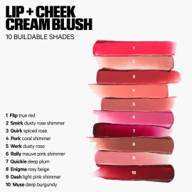 Milk Makeup Lip + Cheek Stick - Multi-Use Cream Blush + Lip Color with Mango Butter, Avocado Oil + Apricot Oil - Hydrating, Buildable, Long-Lasting, Vegan Formula - Werk, 0.21 oz Milk Makeup Lip + Cheek Stick - Multi-Use Cream Blush + Lip Color with Mango Butter, Avocado Oil + Apricot Oil - Hydrating, Buildable, Long-Lasting, Vegan Formula - Werk, 0.21 oz