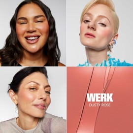 Milk Makeup Lip + Cheek Stick - Multi-Use Cream Blush + Lip Color with Mango Butter, Avocado Oil + Apricot Oil - Hydrating, Buildable, Long-Lasting, Vegan Formula - Werk, 0.21 oz Milk Makeup Lip + Cheek Stick - Multi-Use Cream Blush + Lip Color with Mango Butter, Avocado Oil + Apricot Oil - Hydrating, Buildable, Long-Lasting, Vegan Formula - Werk, 0.21 oz