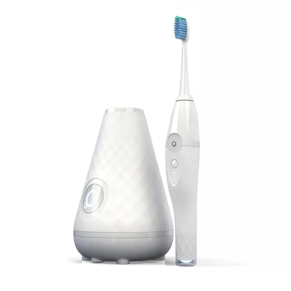 Tao Clean UV Sanitizing Sonic Toothbrush and Cleaning Station, Electric Toothbrush, Dual Speed Setting, White Tao Clean UV Sanitizing Sonic Toothbrush and Cleaning Station, Electric Toothbrush, Dual Speed Setting, White