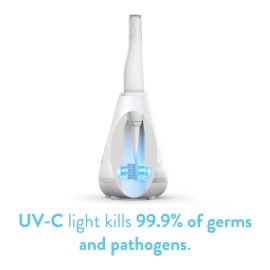 Tao Clean UV Sanitizing Sonic Toothbrush and Cleaning Station, Electric Toothbrush, Dual Speed Setting, White Tao Clean UV Sanitizing Sonic Toothbrush and Cleaning Station, Electric Toothbrush, Dual Speed Setting, White