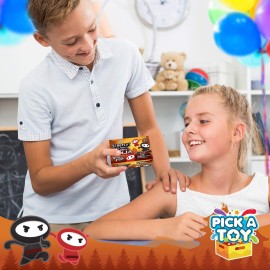 PICK A TOY Stretchy Flying Ninjas 12-Pieces, Slingshot Toys for Boys & Girls, Easter Egg Filler, Karate Birthday Goodie Bags Stuffer & Ninja Party Favors Supplies PICK A TOY Stretchy Flying Ninjas 12-Pieces, Slingshot Toys for Boys & Girls, Easter Egg Filler, Karate Birthday Goodie Bags Stuffer & Ninja Party Favors Supplies