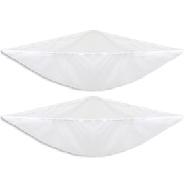 Simple Houseware 2 PK - Stuffed Animals Jumbo Toy Storage Hammock, White