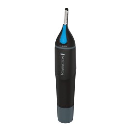 Remington Nose, Ear & Detail Trimmer with CLEANBoost Technology for Easy Washing, Eyebrow Trimming Comb Attachment, Black
