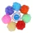 Bath Sponges, Small Size Colorful Shower Sponges Exfoliating Mesh Pouf Bath Ball Body Scrubber for Kids Pack of 8
