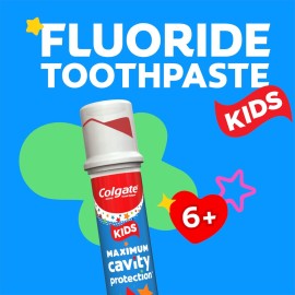 Colgate Kids Toothpaste Pump with Fluoride, Anticavity & Cavity Protection Toothpaste, For Ages 6+, Mild Bubble Fruit Flavor, 4.4 Ounce, 6 Pack Colgate Kids Toothpaste Pump with Fluoride, Anticavity & Cavity Protection Toothpaste, For Ages 6+, Mild Bubble Fruit Flavor, 4.4 Ounce, 6 Pack