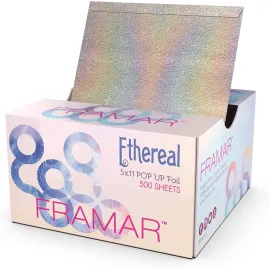 Framar Ethereal Hair Foils For Highlighting - Pop Up Hair Foil, Highlight Foils For Hair, Aluminum Foil Sheets, Salon Foils For Hair Stylist, Hair Dye Supplies, Non Slip 500 Pop Up Foil Sheets