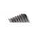 Andis Master Series Premium Hair Clipper Attachment Comb Set, Clipper Guards Cutting Guides with Metal Clip, Black, 7 Count