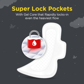 Stayfree Advanced Extra Large All Night Soft Cover Sanitary Pads For Women With Wings, 28 Pads Stayfree Advanced Extra Large All Night Soft Cover Sanitary Pads For Women With Wings, 28 Pads