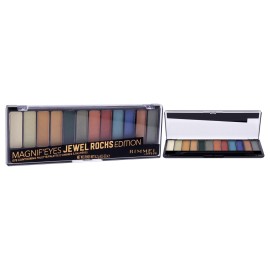 Rimmel London Magnif\'Eyes Eyeshadow Palette, 12 Shades, Blendable Formula, Versatile, 009, Jewel Rocks, 0.5oz Rimmel London Magnif\'Eyes Eyeshadow Palette, 12 Shades, Blendable Formula, Versatile, 009, Jewel Rocks, 0.5oz