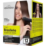 PLACENTA LIFE KERATIMASK Brazilian Straightening Kit with Keratin and Hyaluronic Acid - Keratin Treatment- Get a perfect smooth, shiny and silky- Formaldehyde FREE