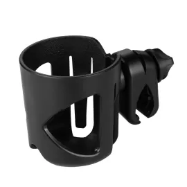 Accmor Stroller Cup Holder, Universal Cup Holder, 360 Rotatable Large Caliber Designed Bottle Cage for Bike, Stroller, Wheelchair, Walker, Scooter, Black