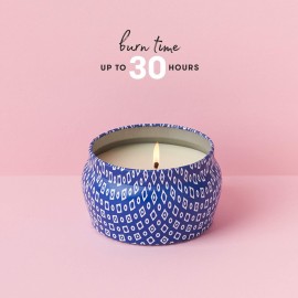 Capri Blue Volcano Scented Mini Tin Candle - Printed Mini Tin Jar Candle - Luxury Candles for Home Scented with Tropical Fruit & Sugared Citrus - Soy Candle Wax Blend - Blue Candle (3 oz) Capri Blue Volcano Scented Mini Tin Candle - Printed Mini Tin Jar Candle - Luxury Candles for Home Scented with Tropical Fruit & Sugared Citrus - Soy Candle Wax Blend - Blue Candle (3 oz)