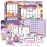 Potty Training Chart for Toddlers Girls, Unicorn Design - Sticker Chart, 4 Week Reward Chart - 213 Cute Stickers, Certificate, Instruction Booklet & Motivational Cards - Bonus Celebratory Crown