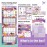 Potty Training Chart for Toddlers Girls, Unicorn Design - Sticker Chart, 4 Week Reward Chart - 213 Cute Stickers, Certificate, Instruction Booklet & Motivational Cards - Bonus Celebratory Crown
