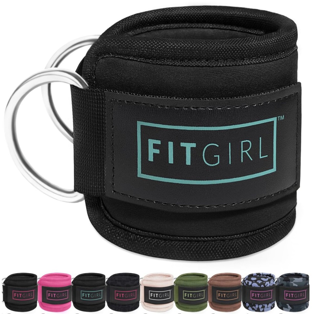 FITGIRL - Ankle Strap (Single) for Cable Machines and Resistance Bands, Work Out Cuff Attachment for Home & Gym, Glute Workouts - Kickbacks, Leg Extensions, Hip Abductors, Women Only (Mint, Single) FITGIRL - Ankle Strap (Single) for Cable Machines and Resistance Bands, Work Out Cuff Attachment for Home & Gym, Glute Workouts - Kickbacks, Leg Extensions, Hip Abductors, Women Only (Mint, Single)