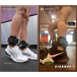 FITGIRL - Ankle Strap (Single) for Cable Machines and Resistance Bands, Work Out Cuff Attachment for Home & Gym, Glute Workouts - Kickbacks, Leg Extensions, Hip Abductors, Women Only (Mint, Single) FITGIRL - Ankle Strap (Single) for Cable Machines and Resistance Bands, Work Out Cuff Attachment for Home & Gym, Glute Workouts - Kickbacks, Leg Extensions, Hip Abductors, Women Only (Mint, Single)