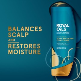 Head & Shoulders Conditioner, Moisture Renewal, Anti Dandruff Treatment and Scalp Care, Royal Oils Collection with Coconut Oil, for Natural and Curly Hair, 13.5 fl oz Head & Shoulders Conditioner, Moisture Renewal, Anti Dandruff Treatment and Scalp Care, Royal Oils Collection with Coconut Oil, for Natural and Curly Hair, 13.5 fl oz