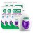 Expanding Dental Floss - Waxed Woven Floss - Effective Plaque Removal for Tight Teeth - Unflavored, 1Count (Pack of 6)
