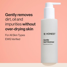 Honest Beauty Gentle Gel Daily Face Cleanser | Calms, Refreshes, + Hydrates | Vegan + Safe for Sensitive Skin | 5 fl oz