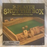 Cardinal 6040879 Two-Player Wood Shut The Box Game (4 Piece), Multicolor, One Size