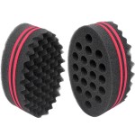 AIR&TREE Magic Barber Sponge Brush for Waves, Dreadlocks, Coils, and Afro Curls - Hair Care Tool with 7 & 16 mm Diameters (1 PCS)
