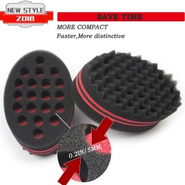 AIR&TREE Magic Barber Sponge Brush for Waves, Dreadlocks, Coils, and Afro Curls - Hair Care Tool with 7 & 16 mm Diameters (1 PCS) AIR&TREE Magic Barber Sponge Brush for Waves, Dreadlocks, Coils, and Afro Curls - Hair Care Tool with 7 & 16 mm Diameters (1 PCS)