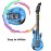 Dr.dudu Inflatable Guitar, Waterproof Assorted Colors Party Decoration (6pack)