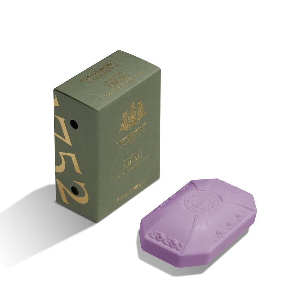 Caswell-Massey Natural Bar Soap for Women, Moisturizing Body Soap Bar for All Skin Types, Made with Essential Oils & Plant-Based Formula for Soft Skin, Lilac, 3.5 oz Caswell-Massey Natural Bar Soap for Women, Moisturizing Body Soap Bar for All Skin Types, Made with Essential Oils & Plant-Based Formula for Soft Skin, Lilac, 3.5 oz