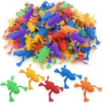 ArtCreativity 144pcs Jump n Leap Frog Toy - 2 Inch Assorted Colors, Cool Jumping Plastic Frogs for Kids - Vibrant Color Variety - Fun Frog Party Favors, Goody Bag Fillers