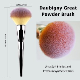 Foundation Brush,Daubigny Large Powder Brush Flat Arched Premium Durable Kabuki Makeup Brush Perfect For Blending Liquid,Cream and Flawless Powder,Buffing, Blending,Concealer  Foundation Brush,Daubigny Large Powder Brush Flat Arched Premium Durable Kabuki Makeup Brush Perfect For Blending Liquid,Cream and Flawless Powder,Buffing, Blending,Concealer