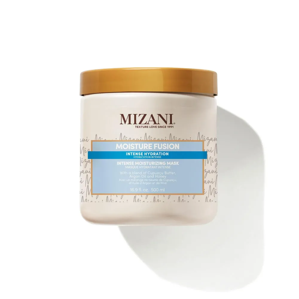 Mizani Moisture Fusion Intense Moisturizing Mask - Restores Hydration in Natural Curls & Coils, Deeply Nourishes & Moisturizes, With Argan Oil & Honey, Anti-Frizz, 16.9 Fl Oz Mizani Moisture Fusion Intense Moisturizing Mask - Restores Hydration in Natural Curls & Coils, Deeply Nourishes & Moisturizes, With Argan Oil & Honey, Anti-Frizz, 16.9 Fl Oz
